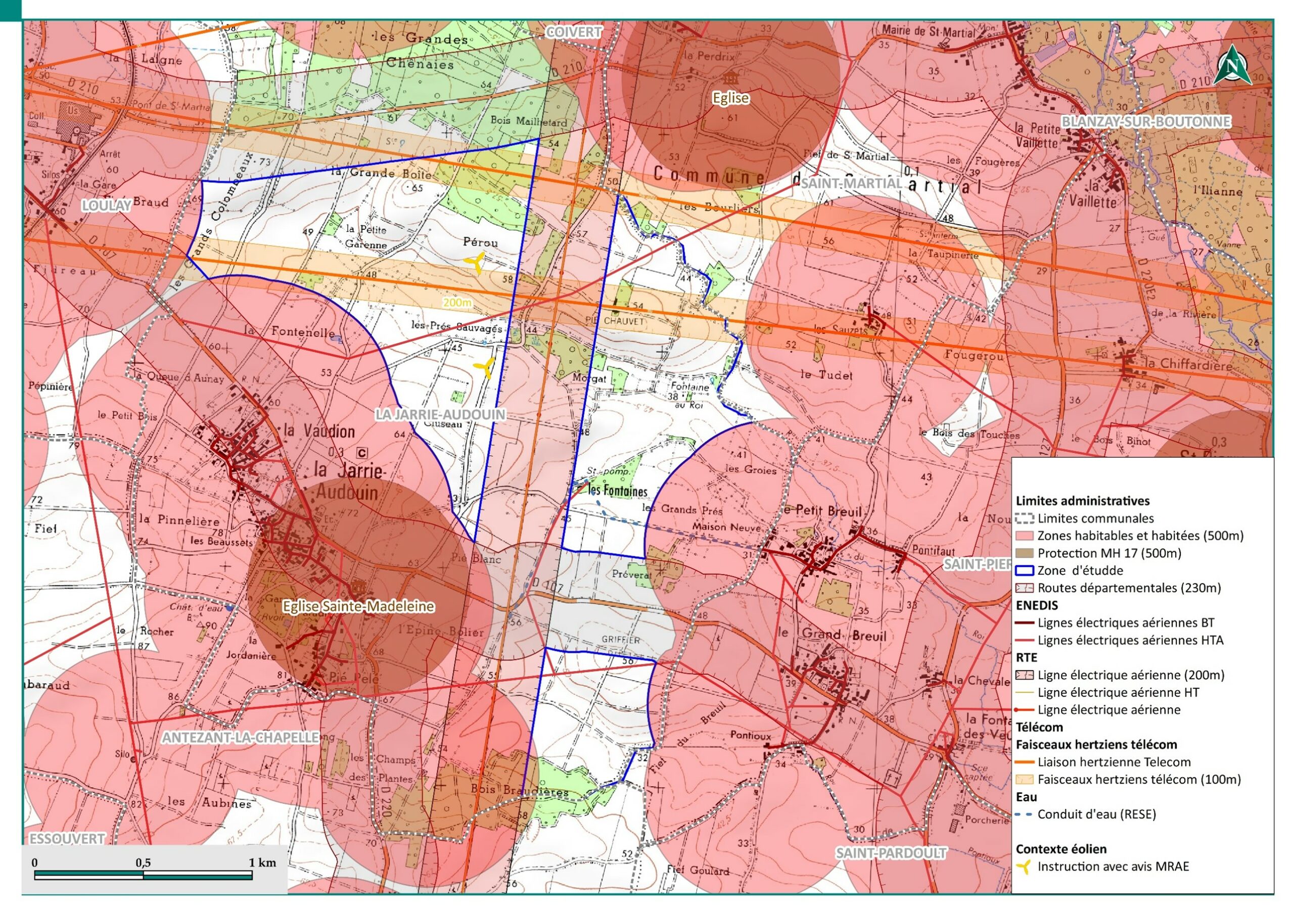 carte des contraintes